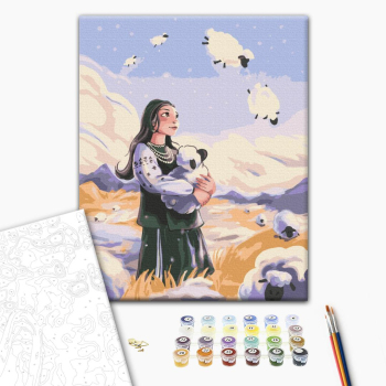 Господиня і снігові вівці @artdi.ua