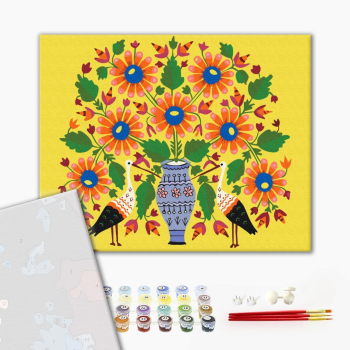 Картина по номерам Преміум картини - Весна-красна, що ти нам принесла? © Maria Prymachenko