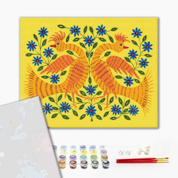 Українські танцюристи © Maria Prymachenko