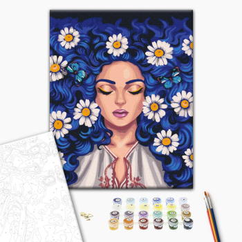 Ромашки у волоссі © Поліна Скурихіна