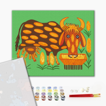 Корова отака дасть п'ять тисяч літрів молока © Maria Prymachenko