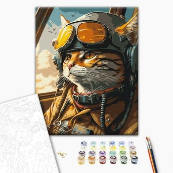 Котик на защите неба ©Марианна Пащук