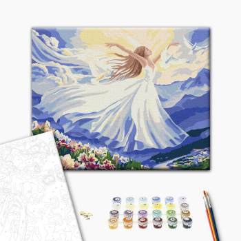 Картина по номерам Люди на картинах - Ніжність в польоті © Anna Steshenko