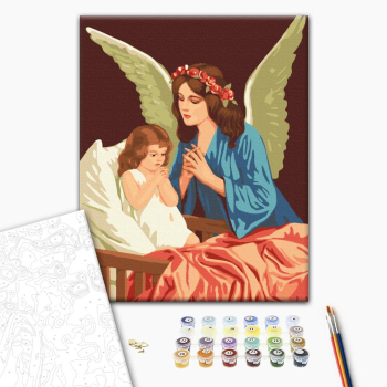 Картина по номерам Люди на картинах - Окрилені молитвою