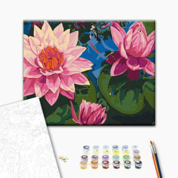 Картина по номерам Квіти - Водяне латаття