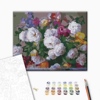 Картина по номерам Квіти - Літні дари