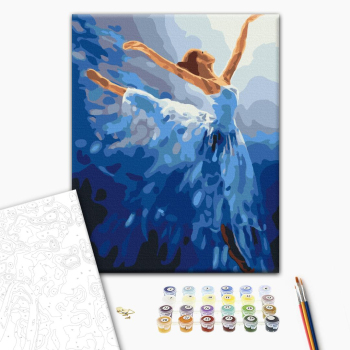 Картина по номерам Люди на картинах - Повітряна балерина