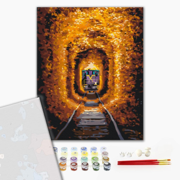 Тунель кохання та потяг © Sergiy Stepanenko