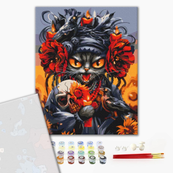 Картина по номерам Преміум картини - Киця Помста © Маріанна Пащук