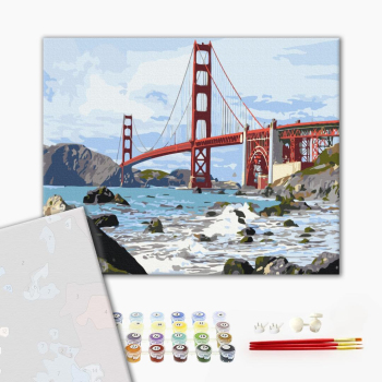 Картина по номерам Преміум картини - Міст Сан Франциско