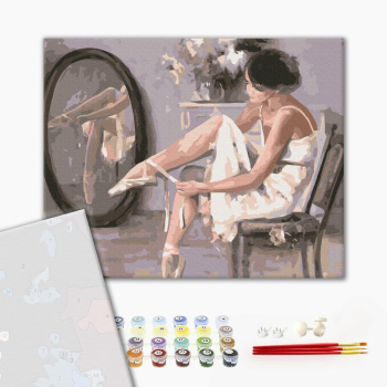 Картина по номерам Преміум картини - Ранок в пуантах