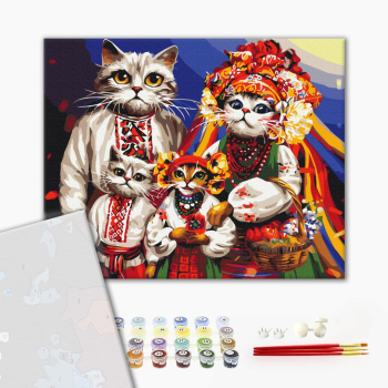 Кошачья семья © Марианна Пащук