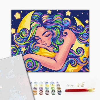 Картина по номерам Преміум картини - Неоновий сон © Поліна Скурихіна