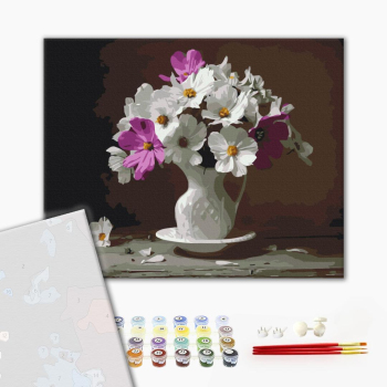 Картина по номерам Преміум картини - Космеї