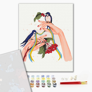 Картина по номерам Преміум картини - В руках надія ©Alla Berezovska