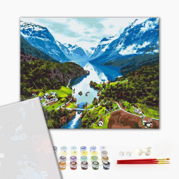 Картина по номерам Преміум картини - Альпи