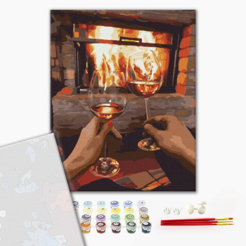 Картина по номерам Преміум картини - Вечір для двох