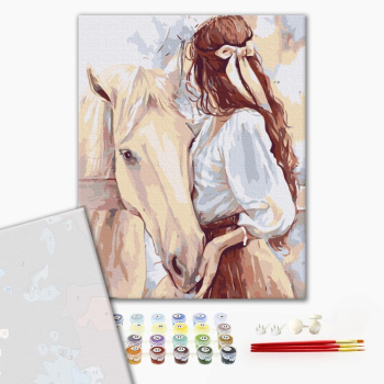 Картина по номерам Преміум картини - Шляхетний друг