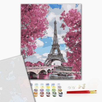 Картина по номерам Преміум картини - Магнолія в Парижі