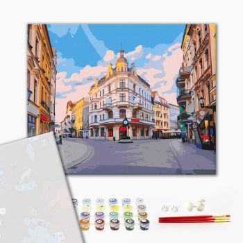 Картина по номерам Преміум картини - Вуличками міста Торунь