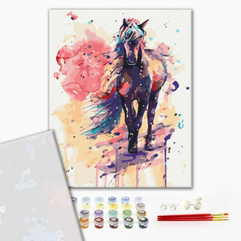 Картина по номерам Преміум картини - Фантастичний кінь