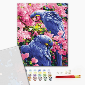 Птицы в цветах