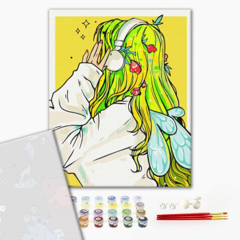 Картина по номерам Преміум картини - Playlist феї @nila_art_art