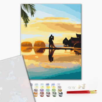 Картина по номерам Преміум картини - Схід кохання