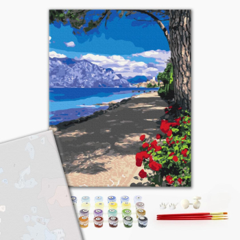 Картина по номерам Преміум картини - Мальовнича алея