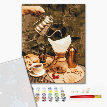 Картина по номерам Преміум картини - Особливе чаювання