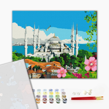 Картина по номерам Преміум картини - Літній Стамбул