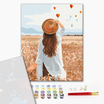 Мандрівниця в житньому полі © Lana Musienko