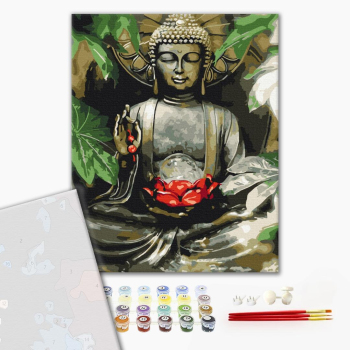 Картина по номерам Преміум картини - Баллійський Будда
