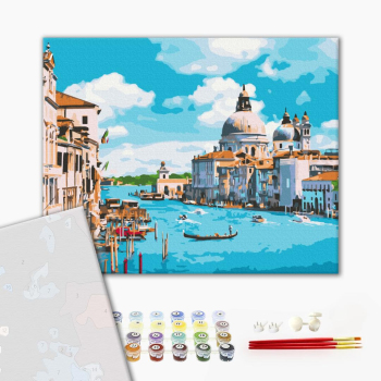 Картина по номерам Преміум картини - Сонячна Венеція