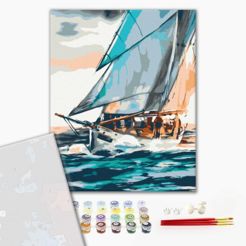 Картина по номерам Преміум картини - Морська подорож ©Понамарчук Ірина