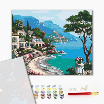 Картина по номерам Преміум картини - Італійська набережна