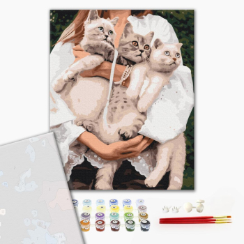 Картина по номерам Преміум картини - Улюблені муркотики
