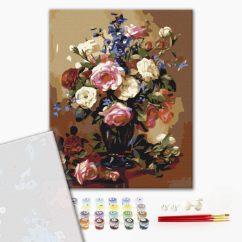 Картина по номерам Преміум картини - Вишуканий букет