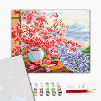 Картина по номерам Преміум картини - Японський натюрморт