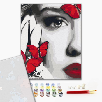 Картина по номерам Преміум картини - Глибокий погляд