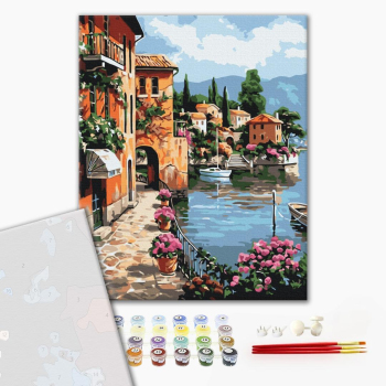 Картина по номерам Преміум картини - Під сонцем Позітано