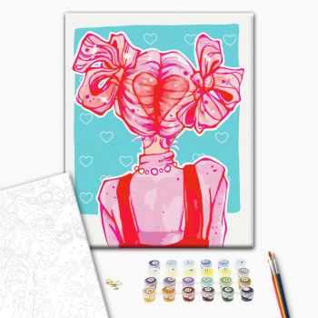 Розовый образ @ nila_art_art