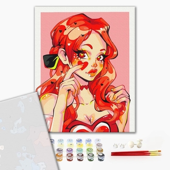 Картина по номерам Преміум картини - Валентинка @ nila_art_art