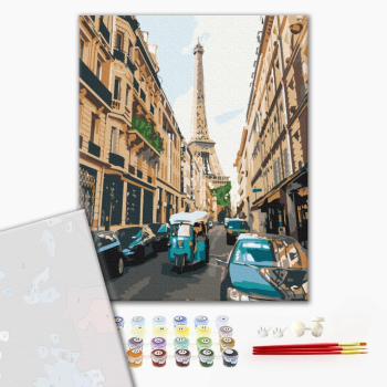 Картина по номерам Преміум картини - Туристичний Париж