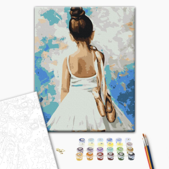 Картина по номерам Люди на картинах - Мадемуазель з пуантами