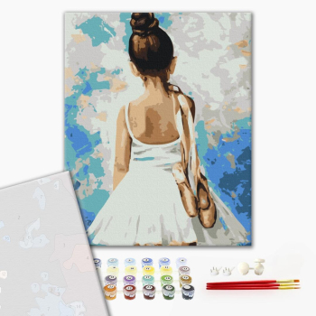 Картина по номерам Преміум картини - Мадемуазель з пуантами