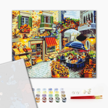 Картина по номерам Преміум картини - Домашній ресторанчик