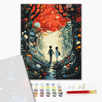 Картина по номерам Преміум картини - Казка для двох
