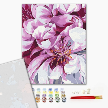 Картина по номерам Преміум картини - Цвіт у макро зйомці