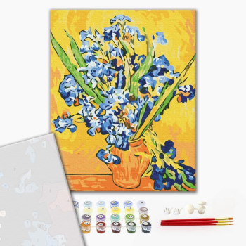 Картина по номерам Преміум картини - Іриси у Вазі. Вінсент Ван Гог